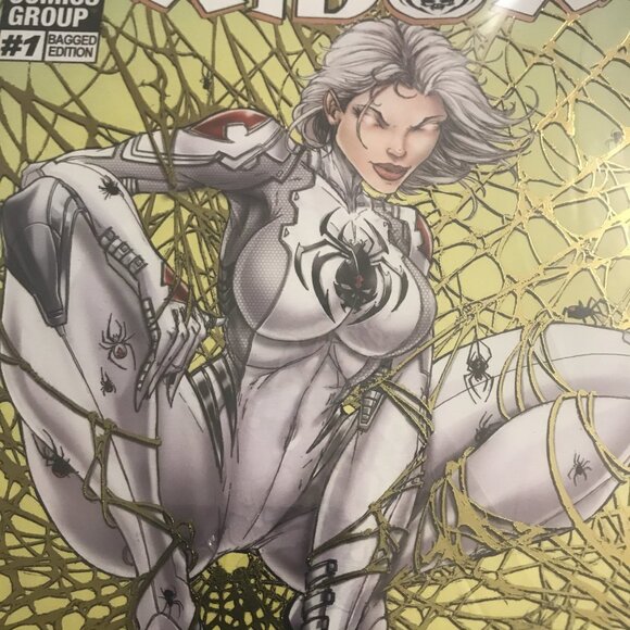 2018 Absolute Comics White Widow #1 Gold Foil Homage Edition Variant CGC 9.8 - Picture 3 of 6